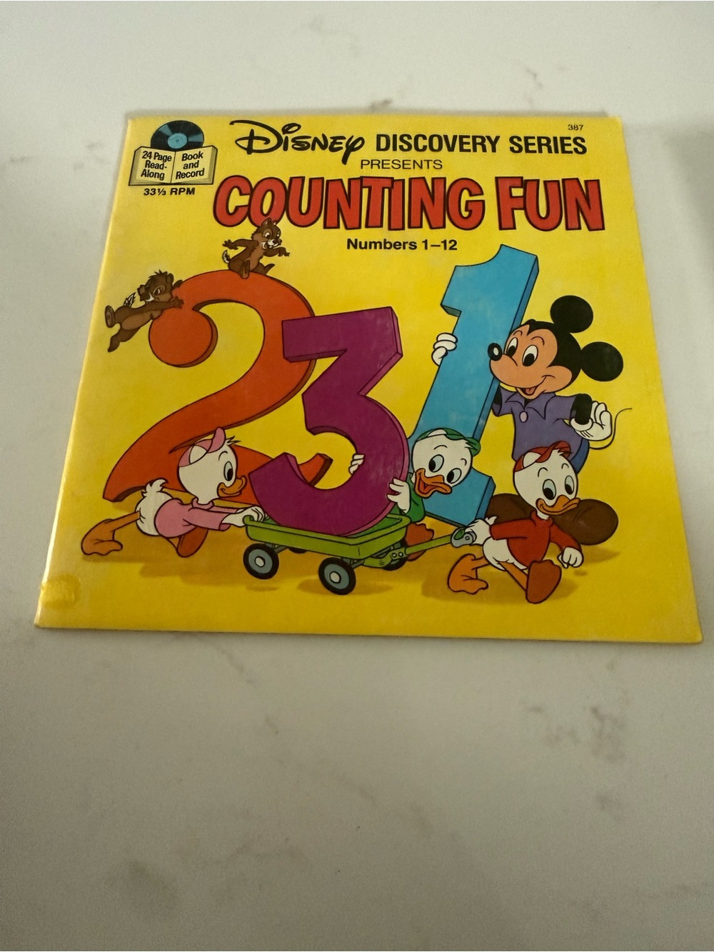 Disney Counting book and record